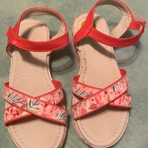Cute little summer sandals never been worn